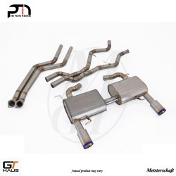 2X90mm Meisterschaft Titanium- GT Racing Exhaust for BMW E90/E91 335i & 335xi Turbo models